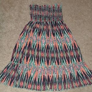 Strapless Sequin Dress